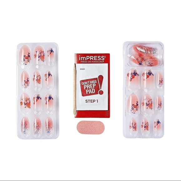 imPRESS LoveShackFancy Limited Edition Press-On Nails - Floral Red and Purple - Picture 11 of 11